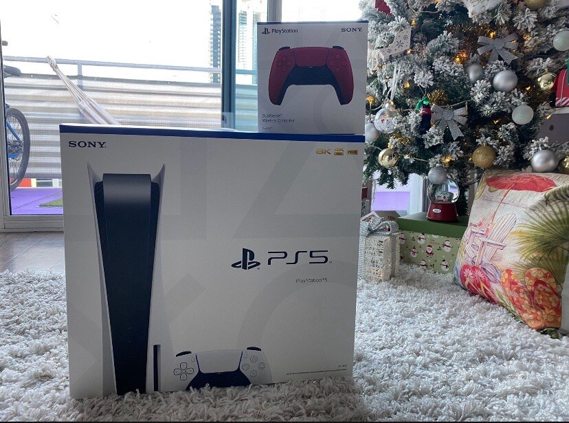 Ps5 PlayStation 5 Disc Edition With Controllers And Games-image