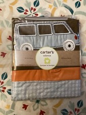 Carter's Vehicles Bumper To Bumper Window Valance Boy's 14 in x 60