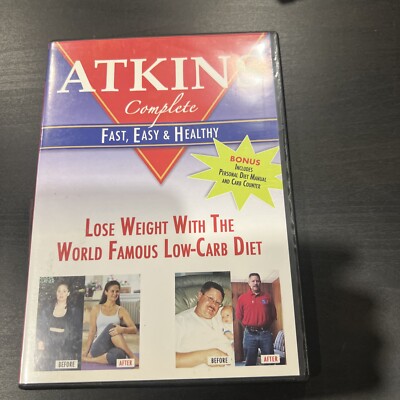 Atkins Complete - Fast, Easy  Healthy (DVD, 2004)