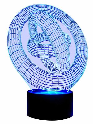 originelle 3D LED-Lampe Designerlampe Stimmungslicht Wohnlicht Motivlampe Magic