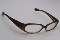 Brand Oliver Peoples Ov Mariko Snt Brown Eyeglasses Authentic Rx 55-16 Brand Oliver Peoples Ov Mariko Snt Brown Eyeglasses Authentic Rx 55-16