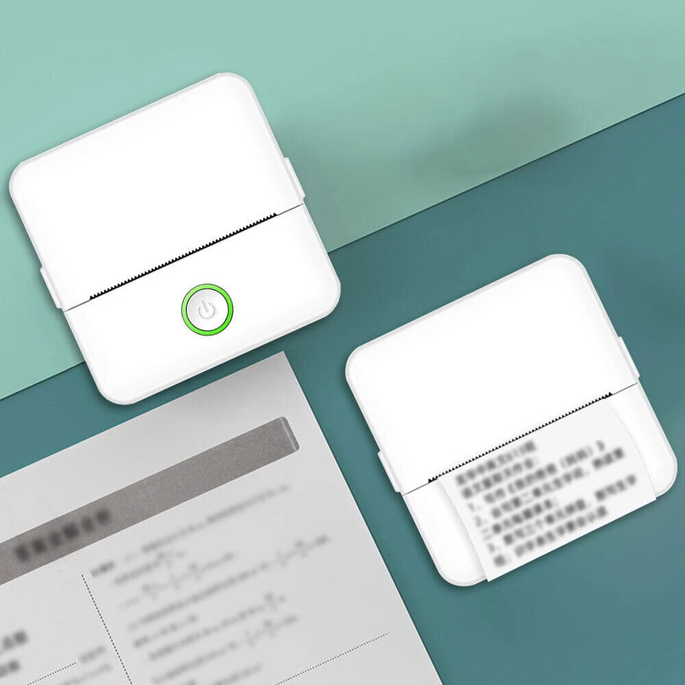 Portable Mini Thermal Printer Pocket Photo Printer Wireless Bluetooth Printing