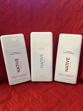 Native Body Wash - Set Of 3 in Cotton  Cedarwood and Cherry  Vanilla Macaron