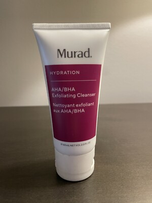 Murad AHA/BHA Exfoliating Cleanser 60 ml 2 fl oz Travel Size NEW