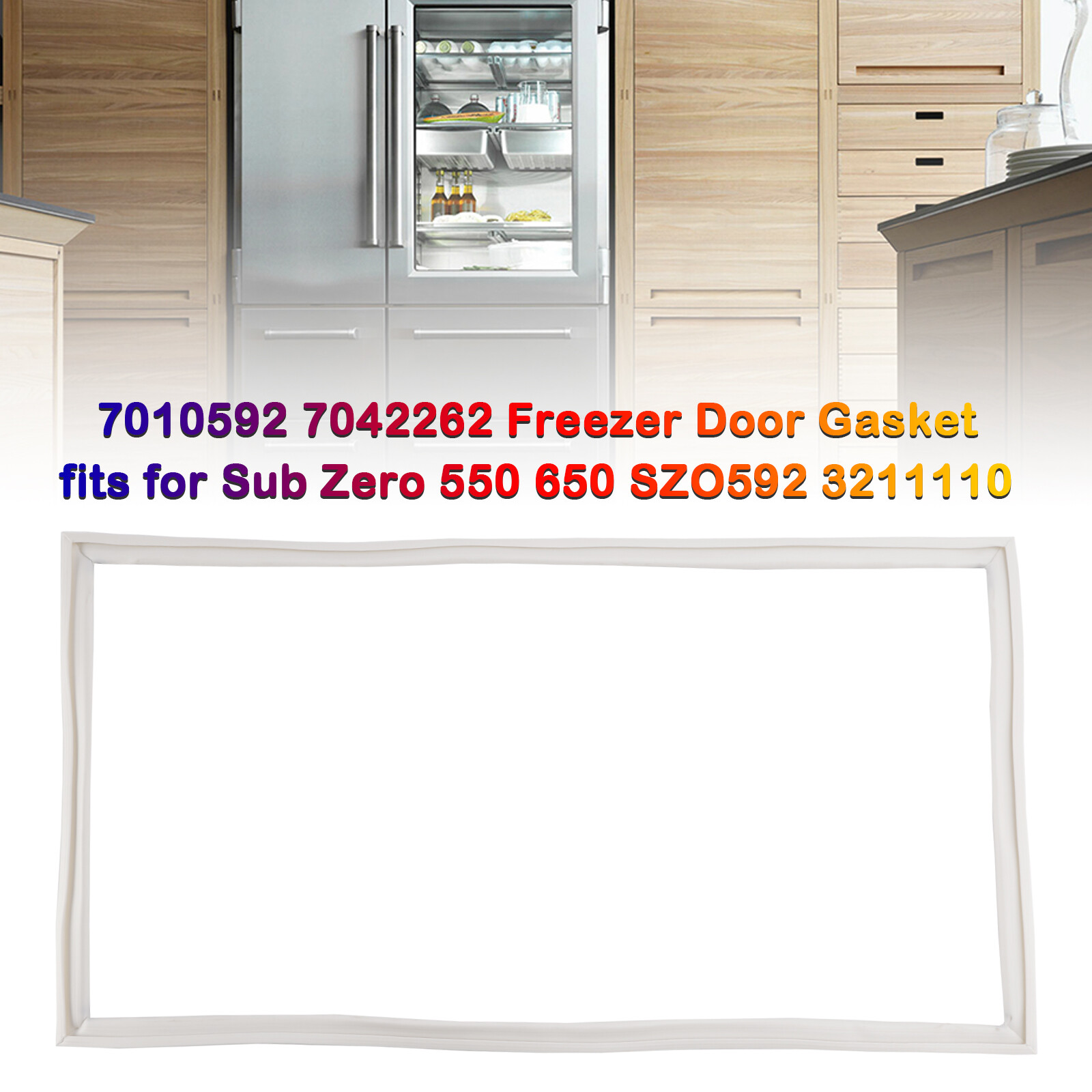 Sub Zero 550 650 Freezer Door Gasket SZO592 3211110 L3 Replacement