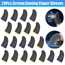 20Pcs Screen Gaming Finger Sleeve PUBG Game Controller Mobile Sweat proof Glove