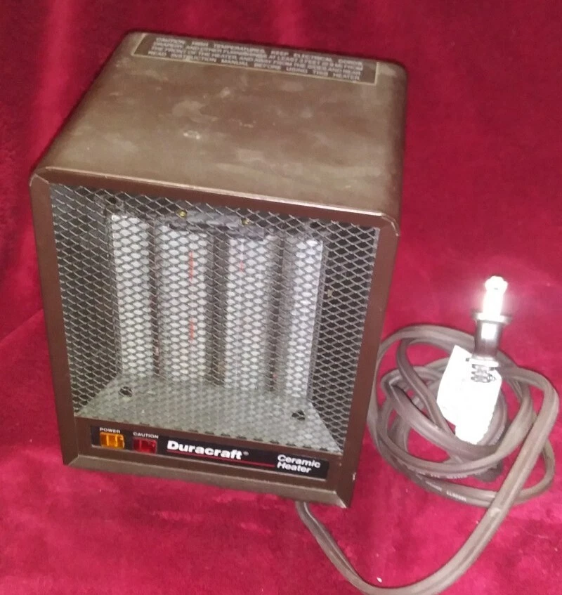 Tested Works Vintage Duracraft CZ-306 Portable Ceramic Air Space Heater  1500W | eBay