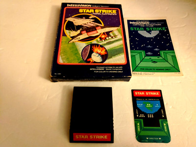 Lot De 2 Boîtes Vides Intellivision - Boxing + Star Strike - Sans Cartouche