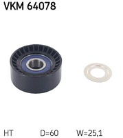VKM 64078 SKF Spannrolle, Keilrippenriemen FüR Mazda