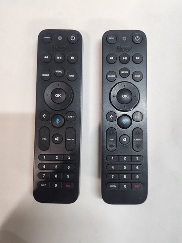 Menge 2 Original-Zubehör-Hersteller FiOS TV One Sprachsteuerung Fernbedienungen Verizon MG3-R32140B & Batterien