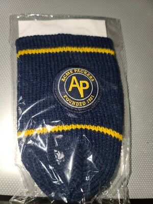  ACME GREEN BAY PACKERS Coca-Cola Zero Blue Knit Sweater Can Coozie Koozie ~ SGA