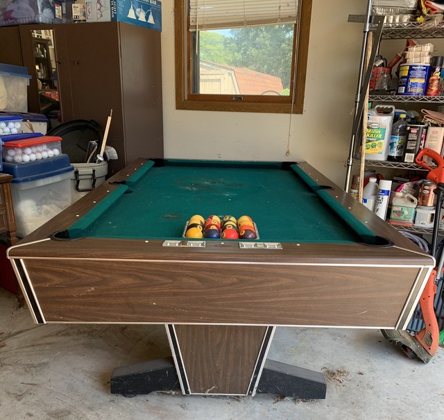 Vintage Brunswick? Pool Table MCM Mid Mod 1960's Mad Men