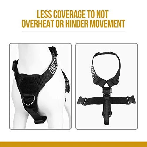 Dog Harness, No Pull Dog Harness, Lightweight Dog Harness Perfect for XL Black