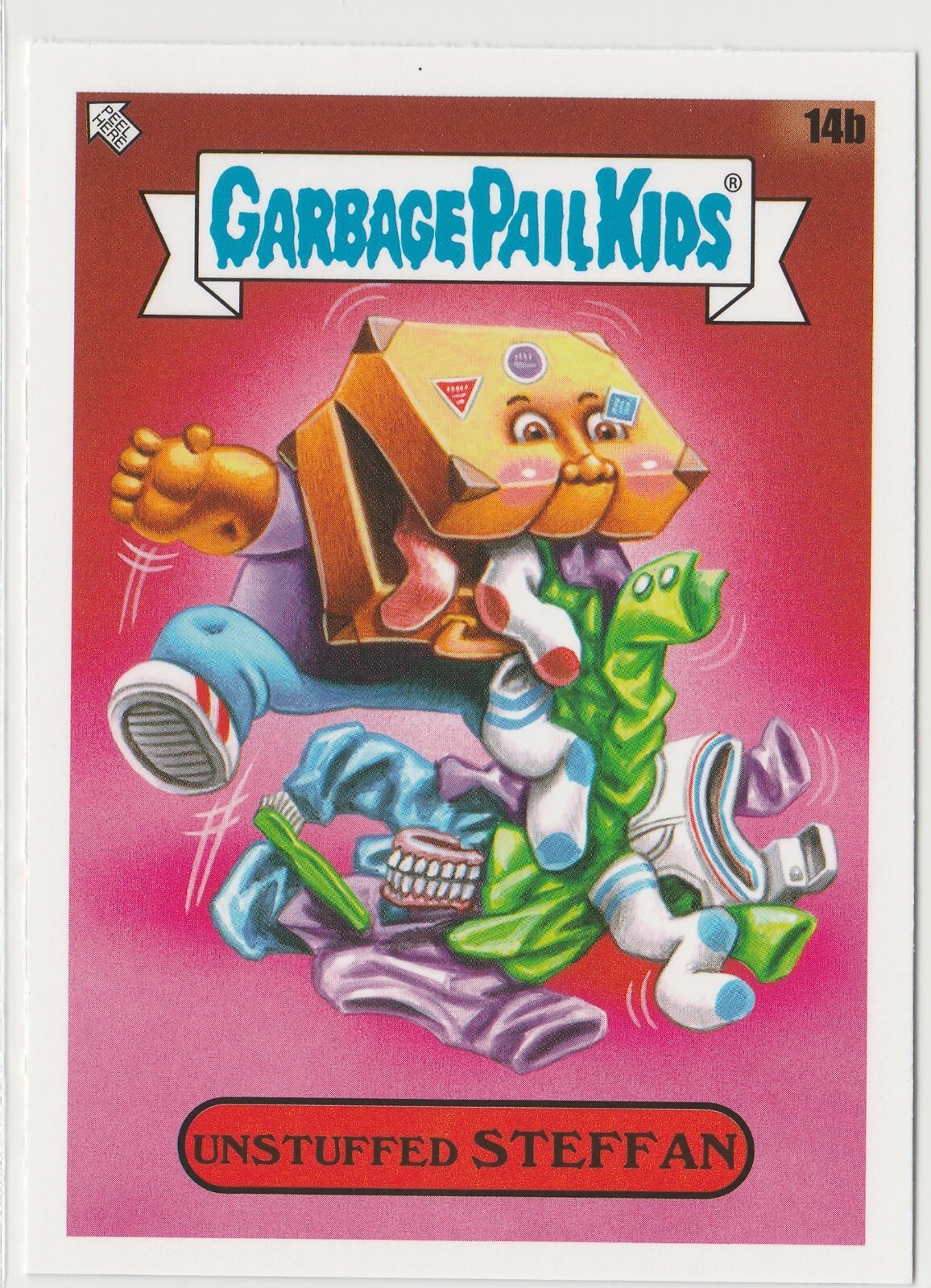 Unstuffed Steffan #14b Garbage Pail Kids GPK 2021 Vacation Series Card