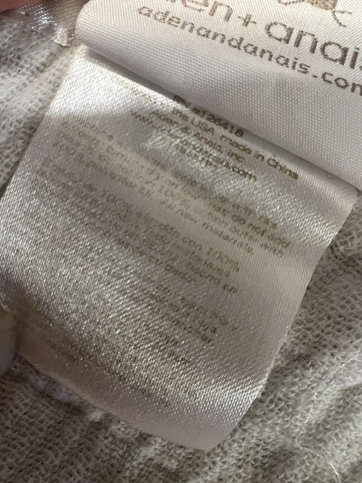 Aden And Anais Lovey Giraffe Muslin Cotton White Jungle Baby Security Blanket eBay