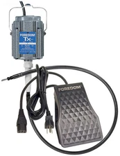 Foredom M.TX-TXR M.TX Hang-Up Permanent Magnet Motor with TXR Plastic Foot Pedal