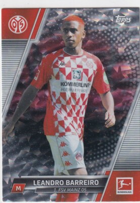 Topps Bundesliga Fußball 2021/22 Nr. 131 Leandro Barreiro Speckle Foil