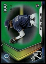 2022 Bowman #BTP-29 Vidal Brujan Scouts' Top 100 Green Refractor SN99,RC