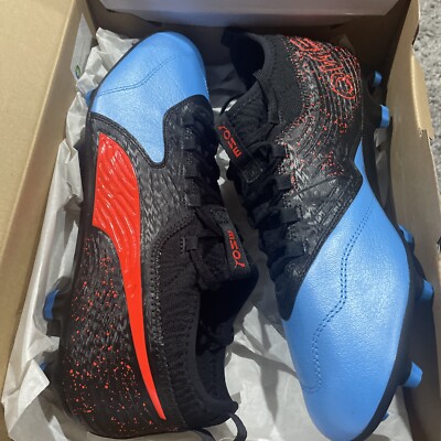 NEW Puma ONE 19.3 FG/AG Blue Red Blast Soccer Cleats 105486-01