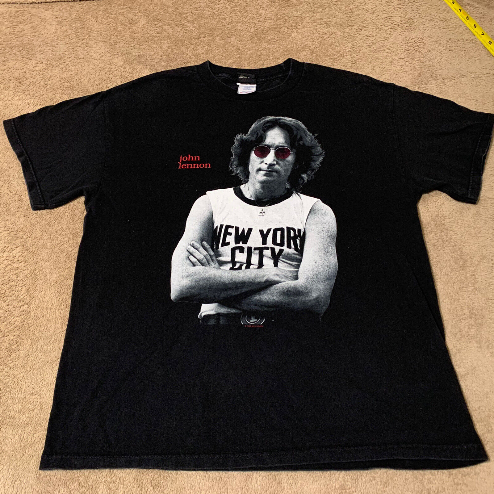 vintage john lennon  t shirt size L 90s  the beat… - image 1