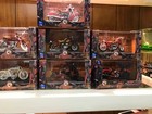 Seven 1:32 scale Indian 3 inch motorcycles 2004-5 New Ray Toys NIB — photo 1