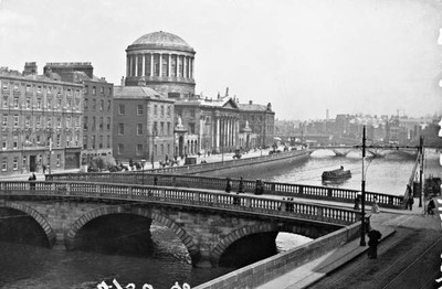 Four Courts, Dublin City, Co. Dublin c1900 Ireland OLD PHOTO