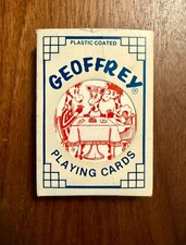 RARE Vintage Geoffrey Giraffe Toys R Us Standard Playing Cards 1980s