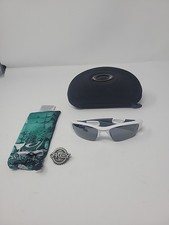 Oakley Flak 03-917 White Grey Frame W/ Dark Smoke Lenses 63-14-133 Made in USA