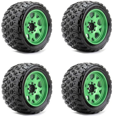 Powerhobby King Cobra 1/5 Belted Tires Green (4) FOR Traxxas X-Maxx Kraton 8S
