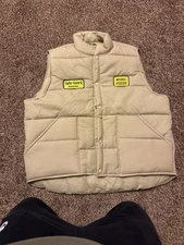 Vintage Wee bel Feeds Vest Farm Vest 90s Size Xl