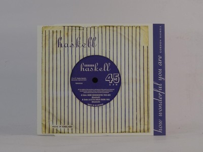 GORDON HASKELL HOW WONDERFUL YOU ARE (H6) 2 Track CD Single auch Picture Sleeve 