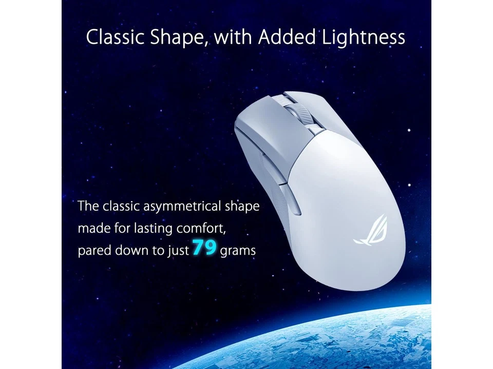 Asus ROG Gladius III Wireless AimPoint Gaming Mouse, Connectivity (2.4GHz RF, - Image 4 of 4