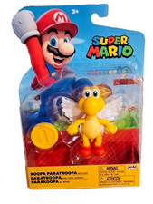 Super Mario Koopa Paratroopa w Coin 4” Action Figure Jakks Pacific