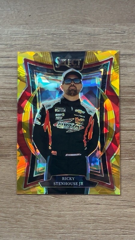 Panini 2025 Select NASCAR Grandstand Ricky Stenhouse Jr Gold Ice 04/10