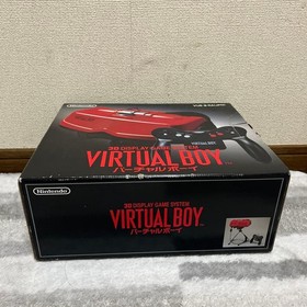 VIRTUAL BOY Nintendo 3D Display Game System Console Cartridge 3p set Japan w/BOX