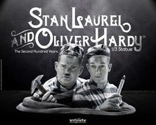 98158 Stan Laurel & Oliver Hardy 1/3 Statue