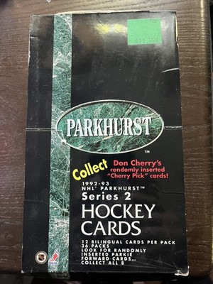 1992/93 (33) Parkhurst Factory Sealed Packs