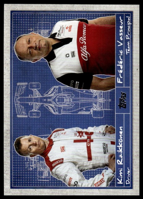 2021 Topps Formula 1 Kimi Räikkönen / Frédéric Vasseur #D-20 Debrief