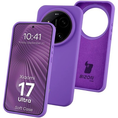 Handyhülle für Xiaomi 17 Ultra Bizon Case Cover Schutzhülle Etui Hülle Violett