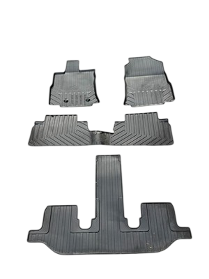 #ad Subaru Ascent Floor Liner Mats Set of 4 Black Rubber 2019 2024 Used Excellent $85.50