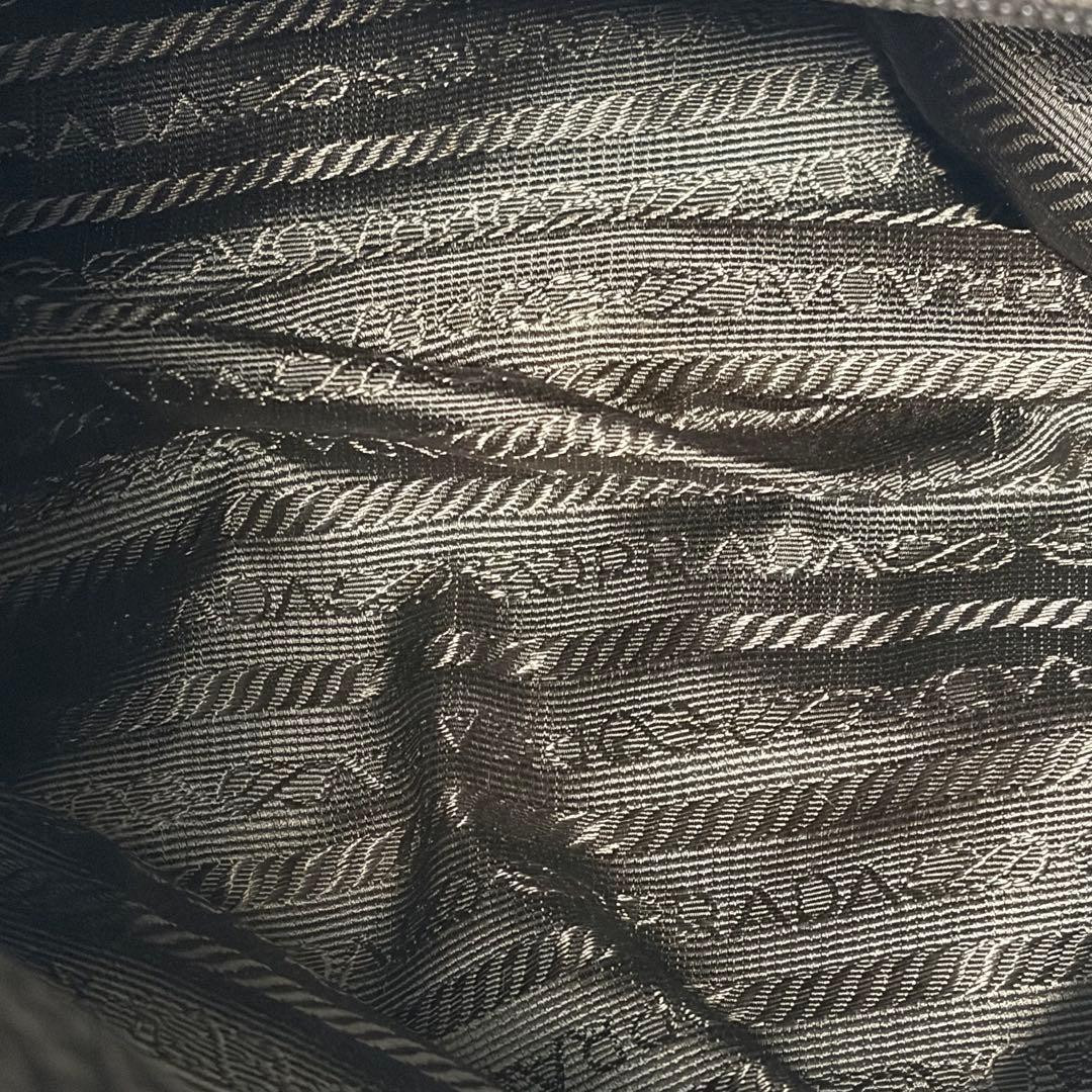 PRADA Quilted Nylon Chain Shoulder Bag Khaki Gold Hardware thumbnail 9