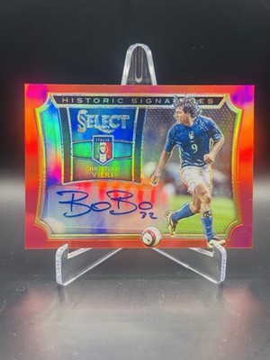 2015-16 Panini Select Soccer - Christian Vieri /49 - Historic Signatures Orange