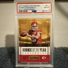 🔥2017 Panini Contenders Patrick Mahomes Rookie Of The Year #RY-3 RC (PSA 8)