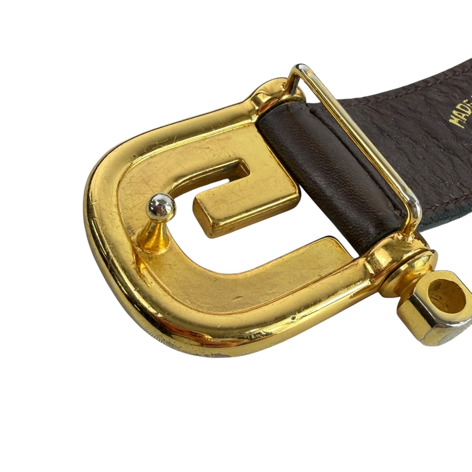 GUCCI Vintage Green Red Nylon Web G Mens Belt Made in Italy 100-40 Made in Italy thumbnail 12