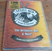 Status Quo 'The Definitive Hits & More!' DVD 2-Disc Set