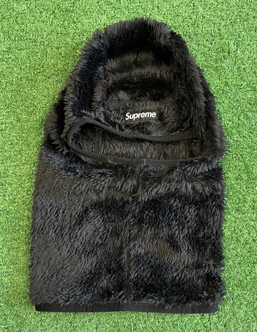 New Supreme Fuzzy Balaclava Black FW24 OSFA Authentic Face Mask