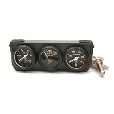 Autometer 2396 Autogage Mechanical Mini Oil Volt Water Black Console