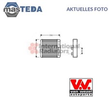 06006211 WÄRMETAUSCHER INNENRAUMHEIZUNG VAN WEZEL FÜR BMW 3,X3,E46,E83