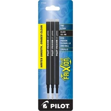 PILOT FriXion Gel Ink Refills for Erasable Pens Fine Point, Black Ink Pack-of-3