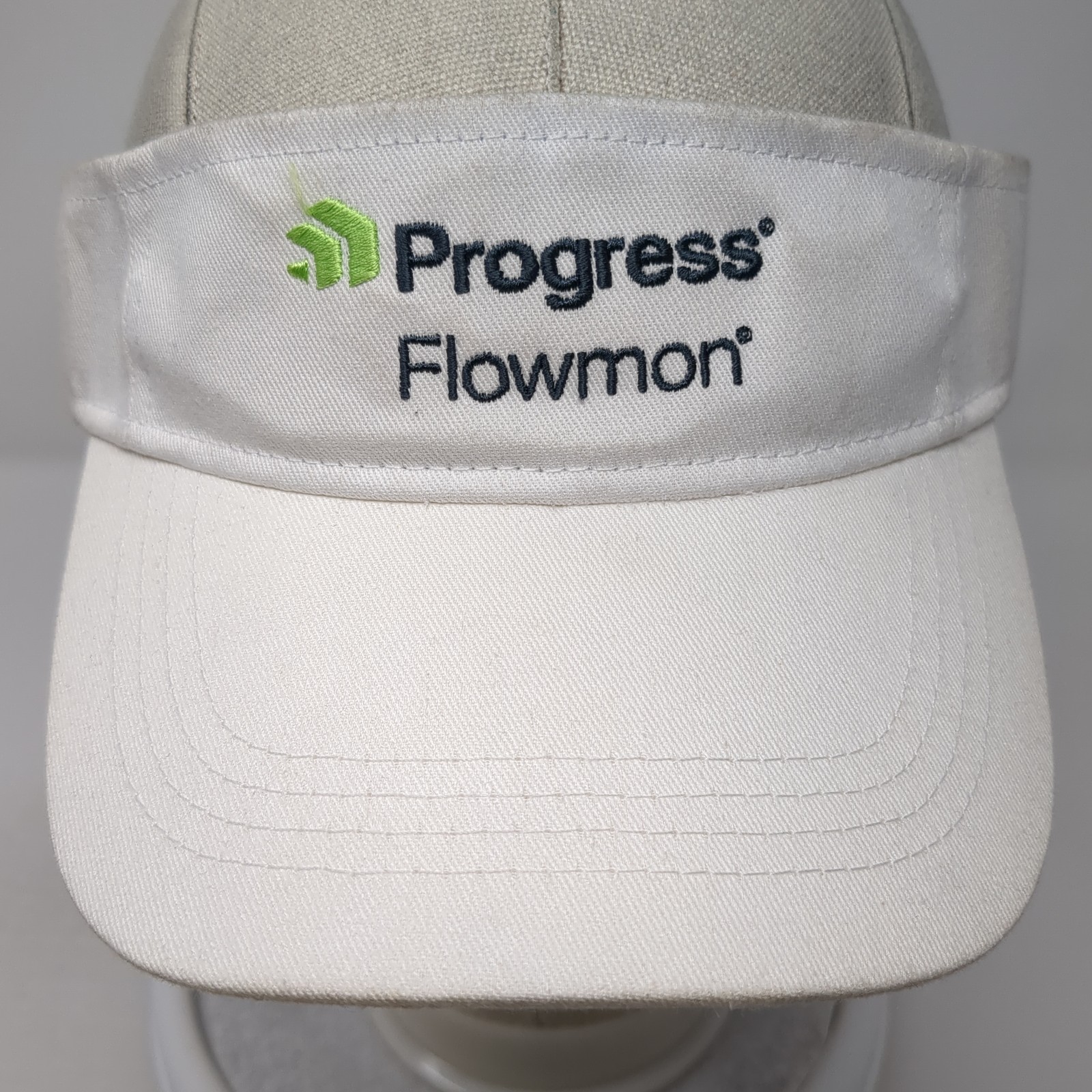Progress Flowmon Strapback Visor Hat White One Si… - image 2